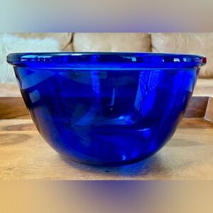 ARCOROC Cobalt Blue Mixing Bowl Made In France